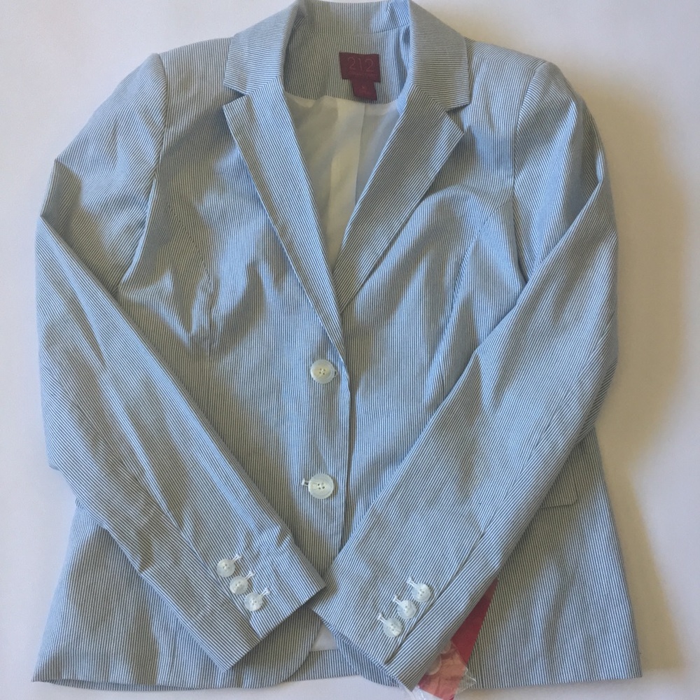 NWT 212 Collection Striped Blazer